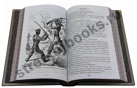 купить подарочную книгу Пикуля- богатство в кожаном переплете
